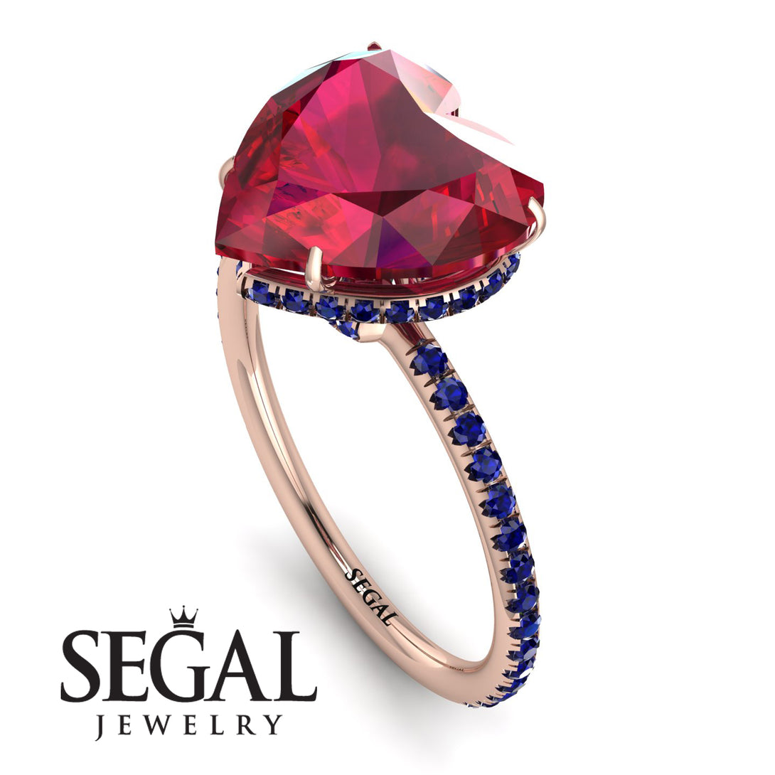 Heart Shape Ruby Ring - Noelle No. 71